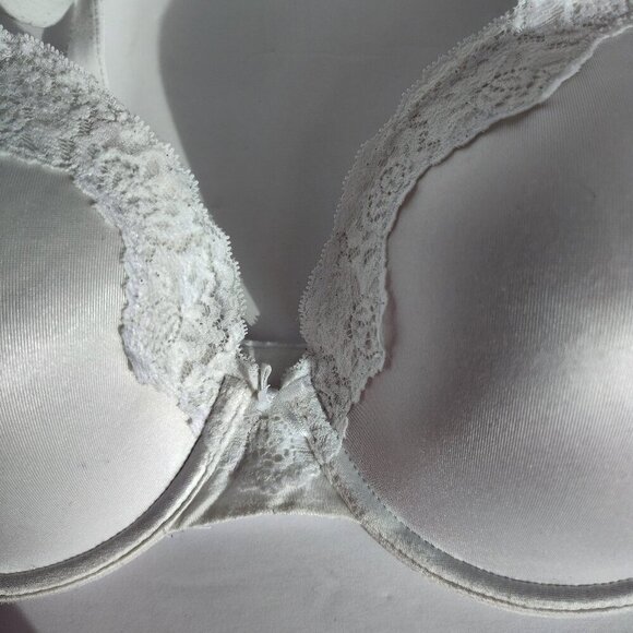 Ladies SZ 38C Maidenform White T-Shirt Bra - Picture 2 of 5